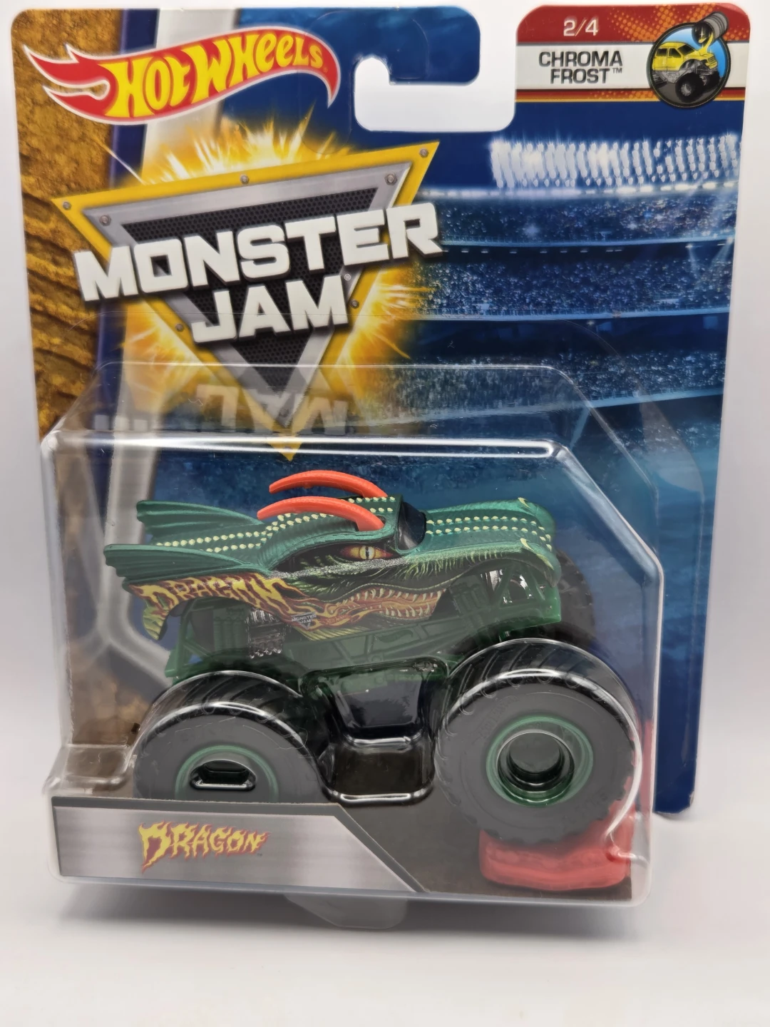 Hot Wheels Monster Jam DRAGON Chroma Frost Truck