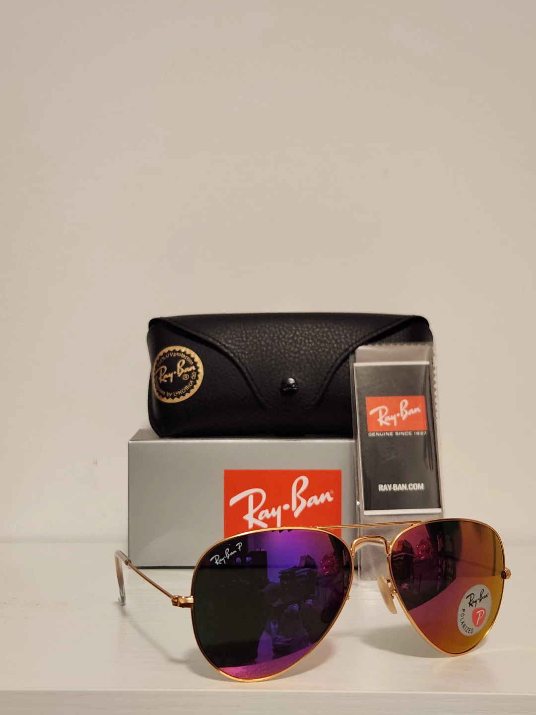 Ray-Ban Aviator Large Metal Sunglasses- Polarized - photo 2