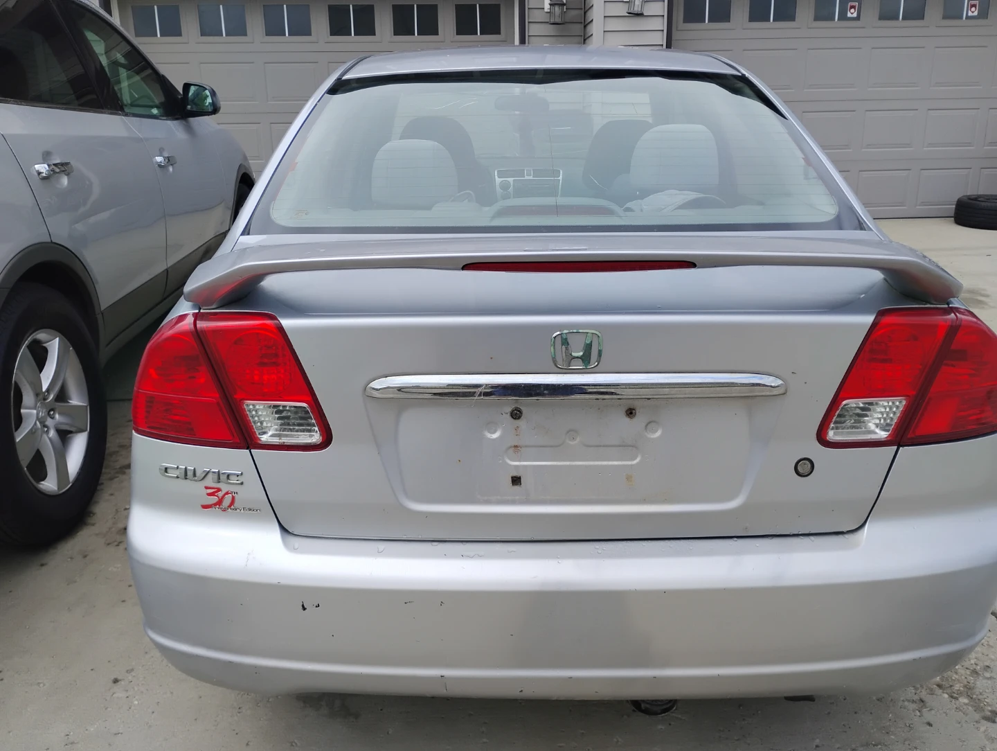 Silver Honda Civic Sedan