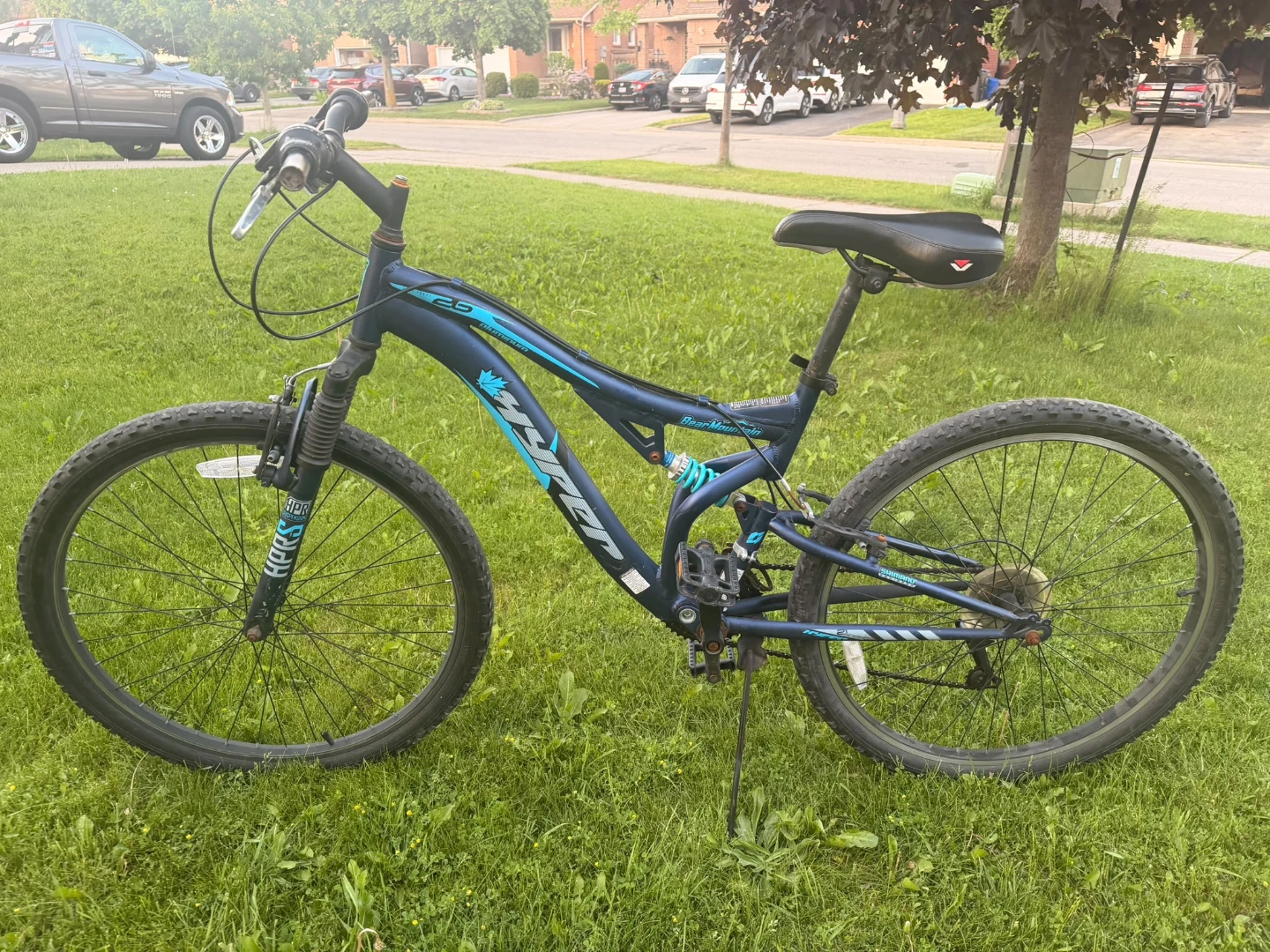 Hyper Bear Mountain Full Suspension Bike