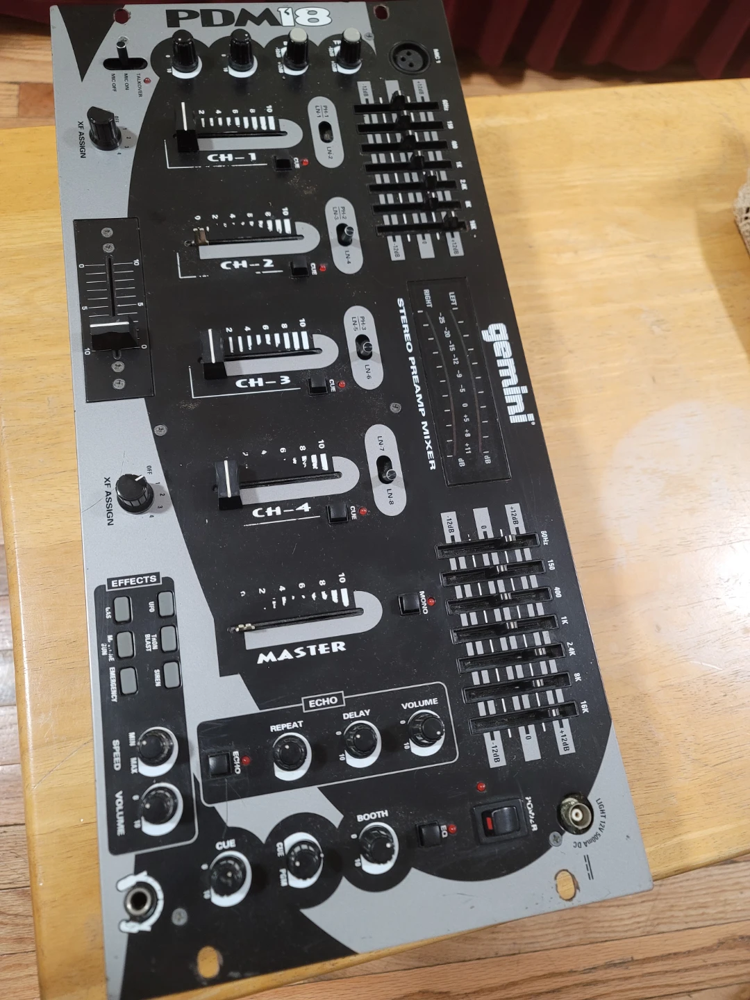 Gemini PDM18 DJ Pre-Amp Mixer Sampler - ElectrO - photo 5