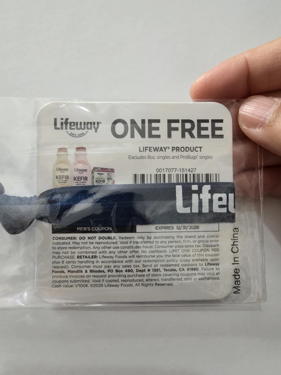 Lifeway Kefir One Free Coupon & Hair Tie ⚽️ - photo 2