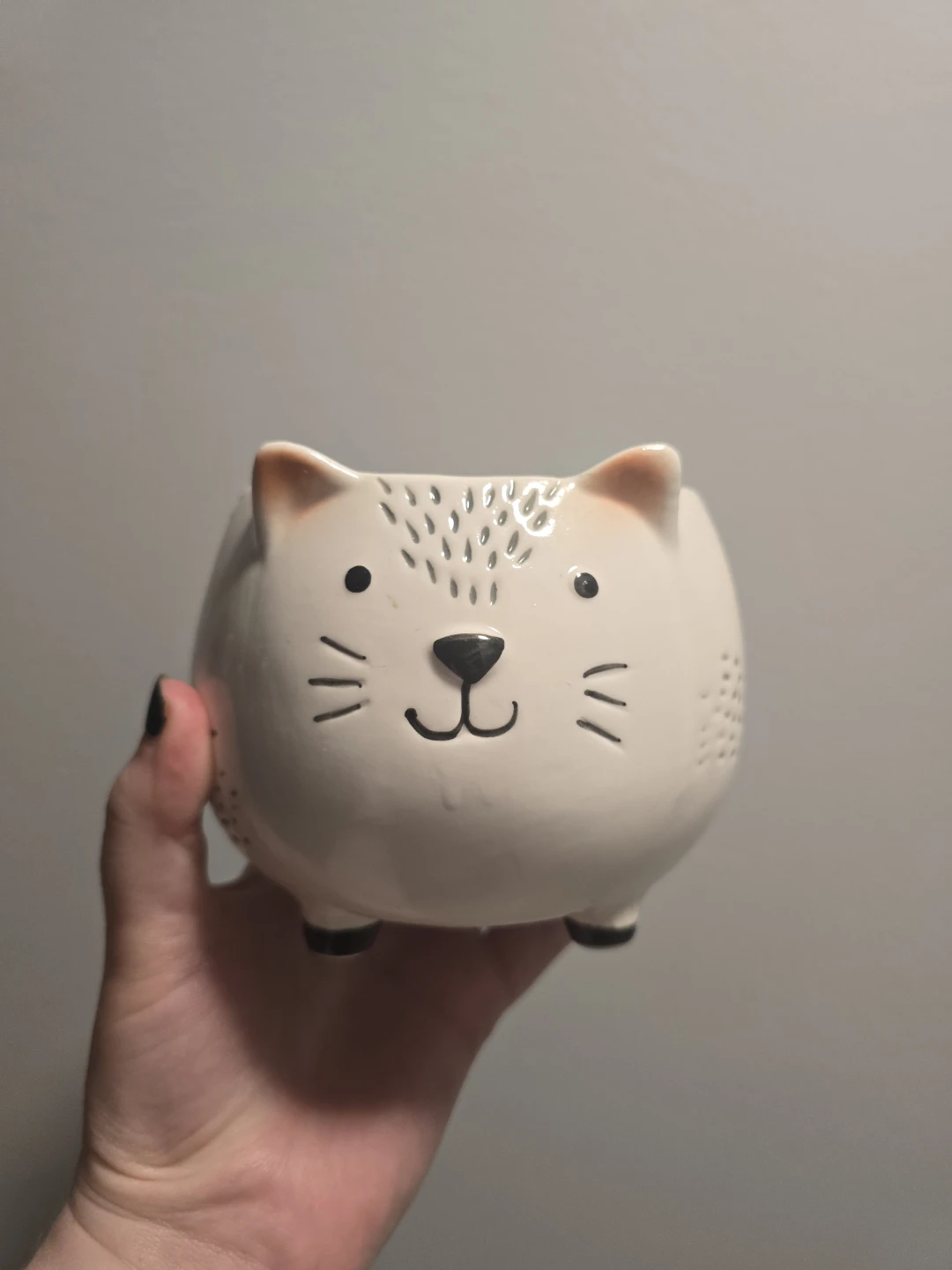 Ceramic Cat Planter Pot