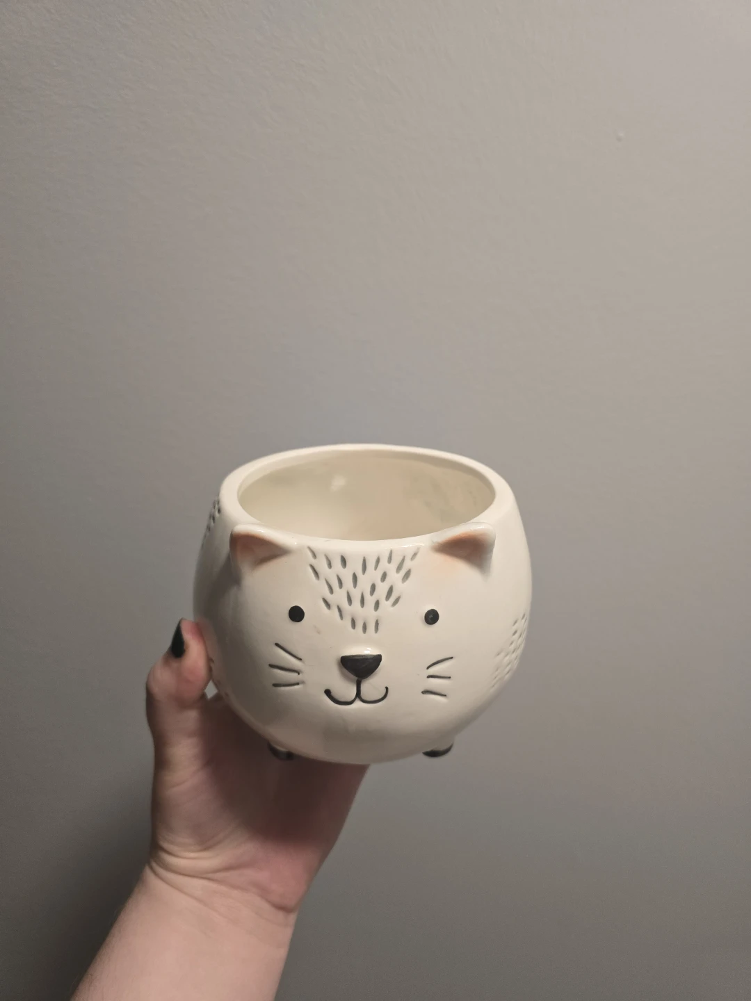 Ceramic Cat Planter Pot - photo 2