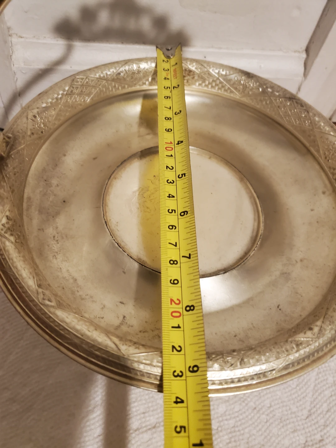 Vintage Silver Plated Footed Serving Basket BRIDAL  BASKET - photo 5