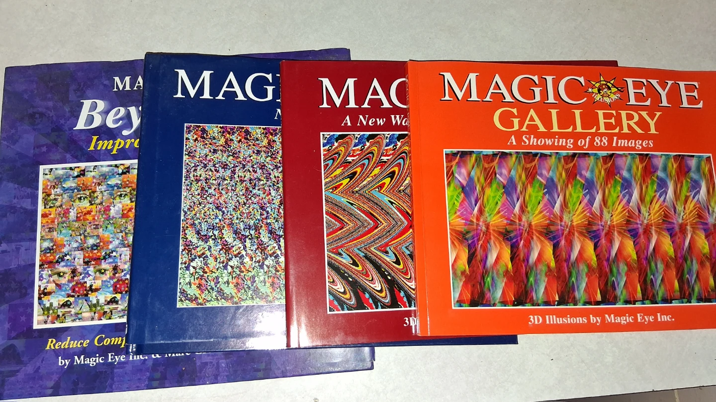 4 Magic Eye Books