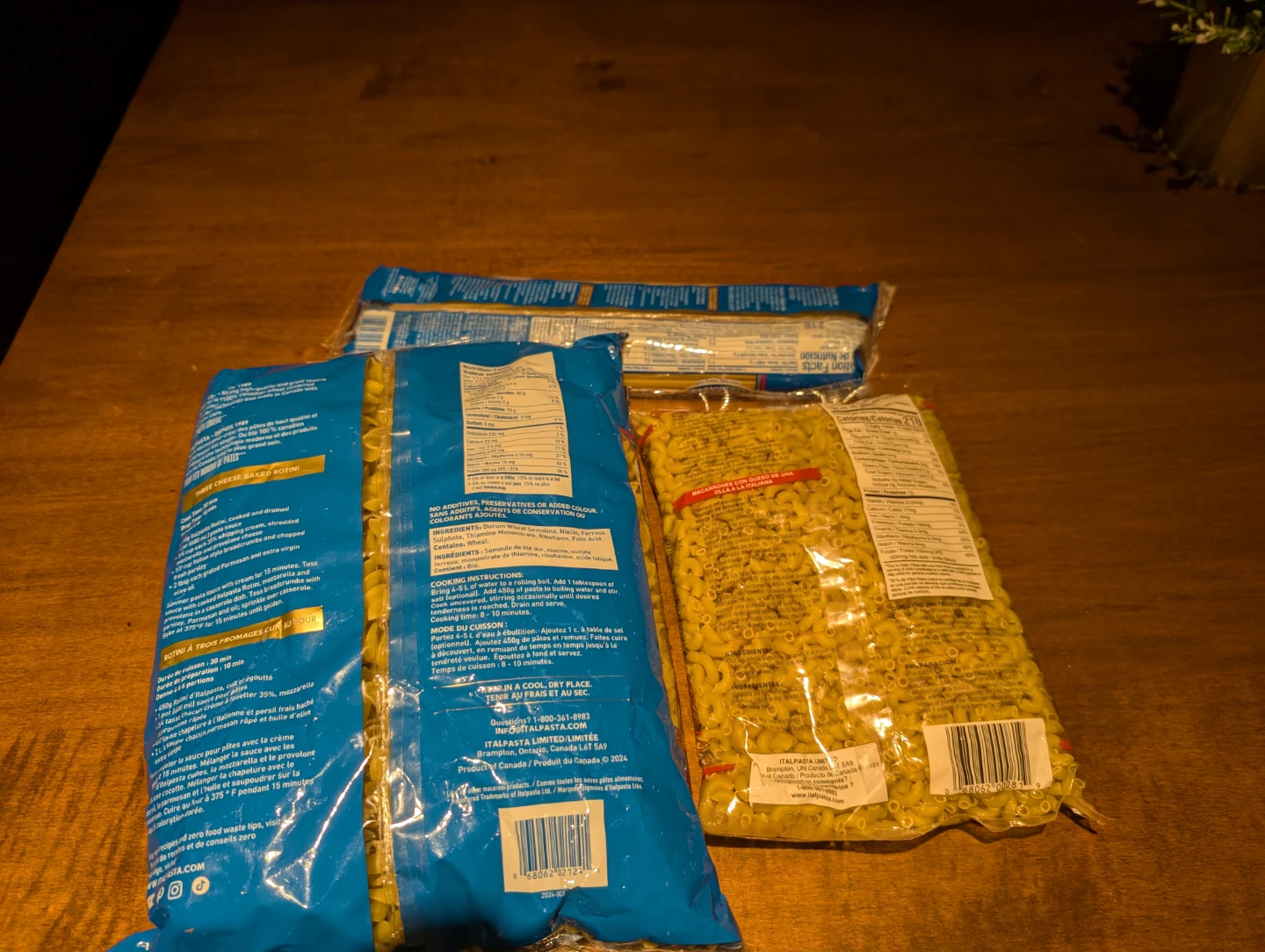 Italpasta Rotini, Spaghetti, and Vitas Elbow Macaroni Pasta - photo 2