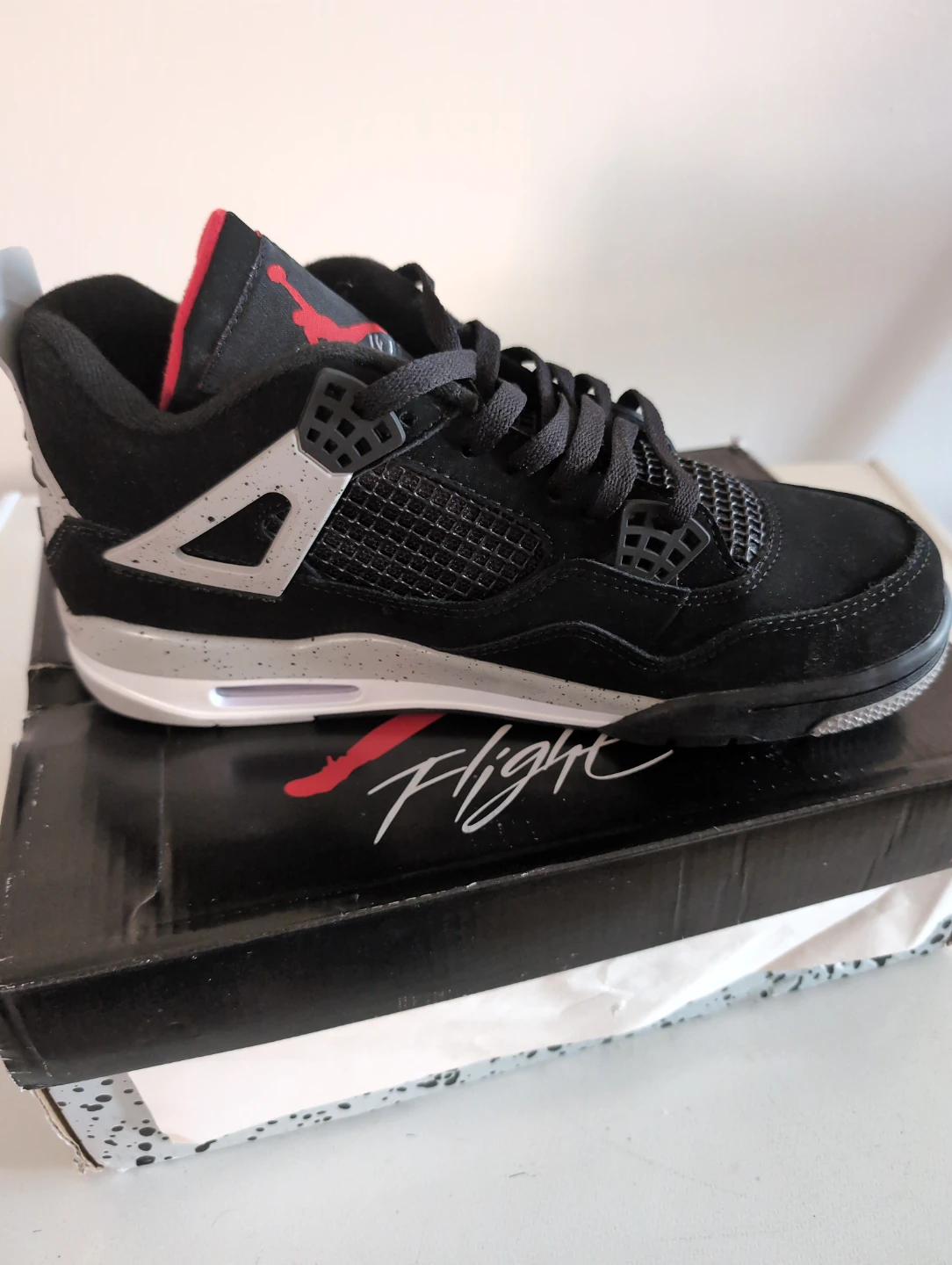 Retro Jordan 4 Black cement - photo 2