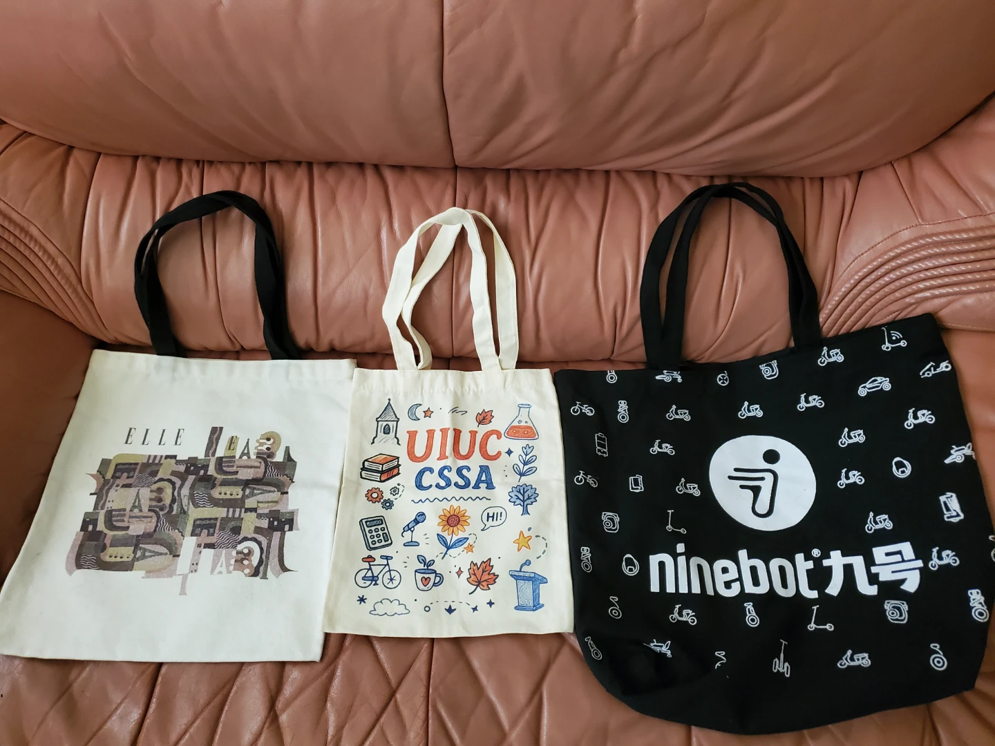 Tote Bags: ELLE, UIUC CSSA, Ninebot - photo 2