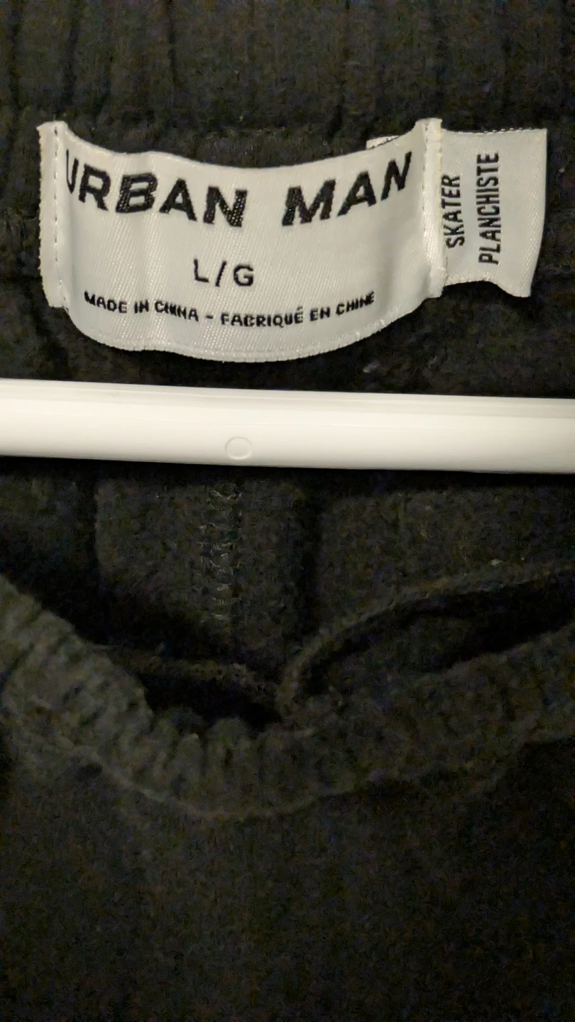 Urban Planet Black Fleece Baggy Sweatpants (Size L) - photo 2
