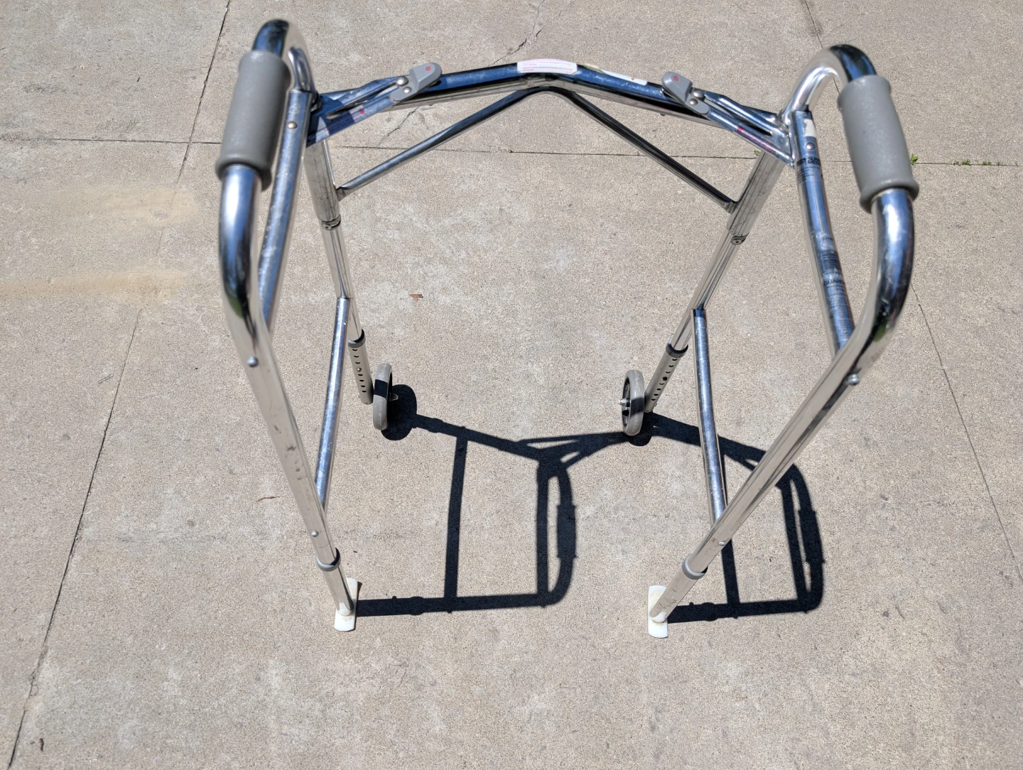 Medium Folding Walker with Wheels - photo 2