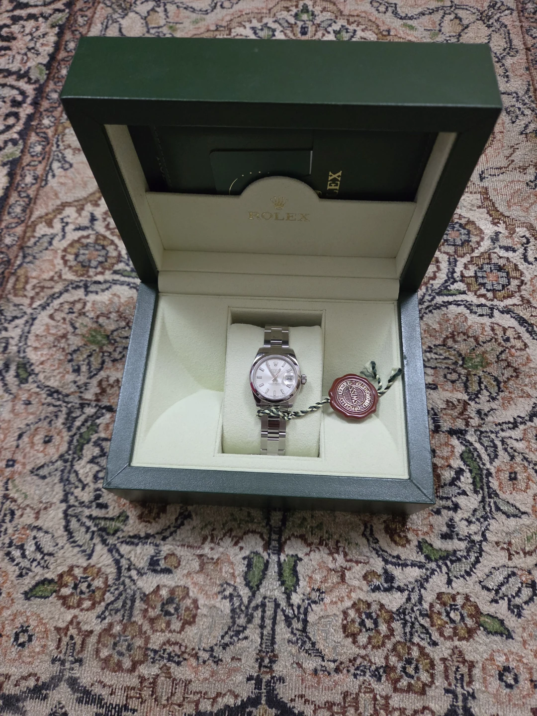 Rolex Watch with Box and Papers