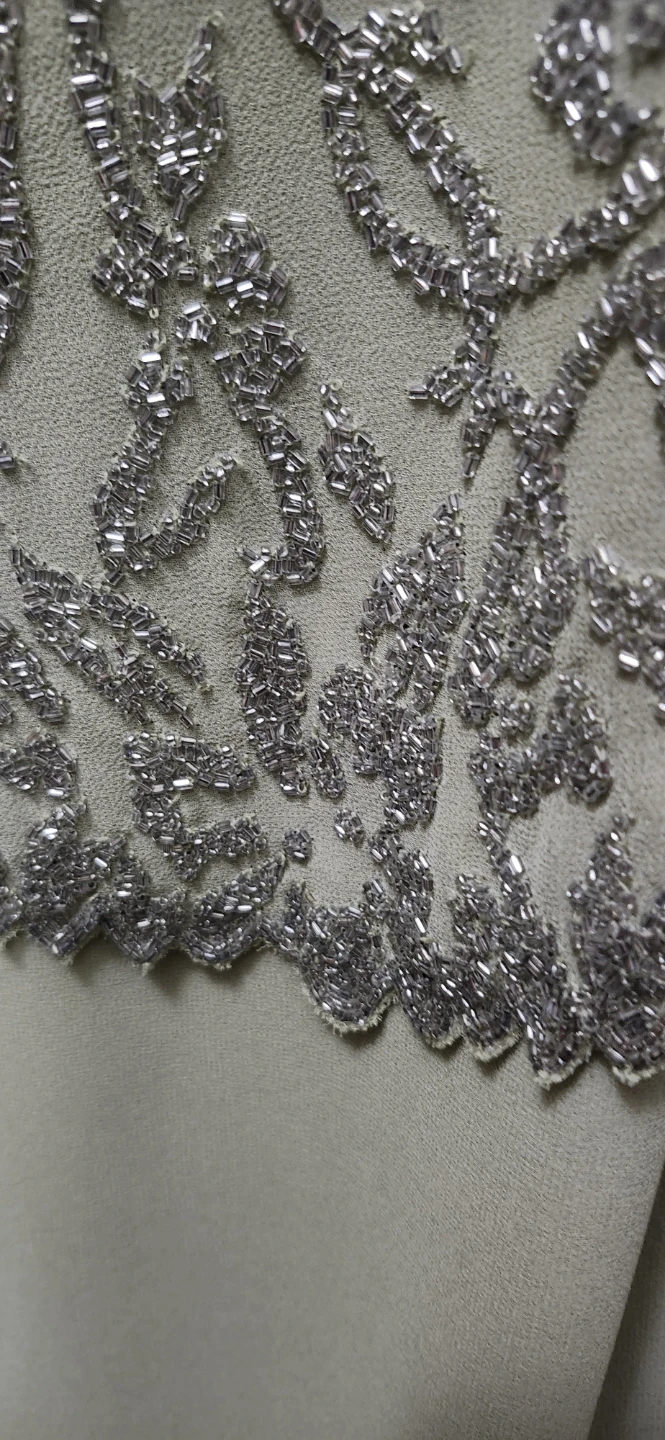 New Apple green beaded gown - photo 5