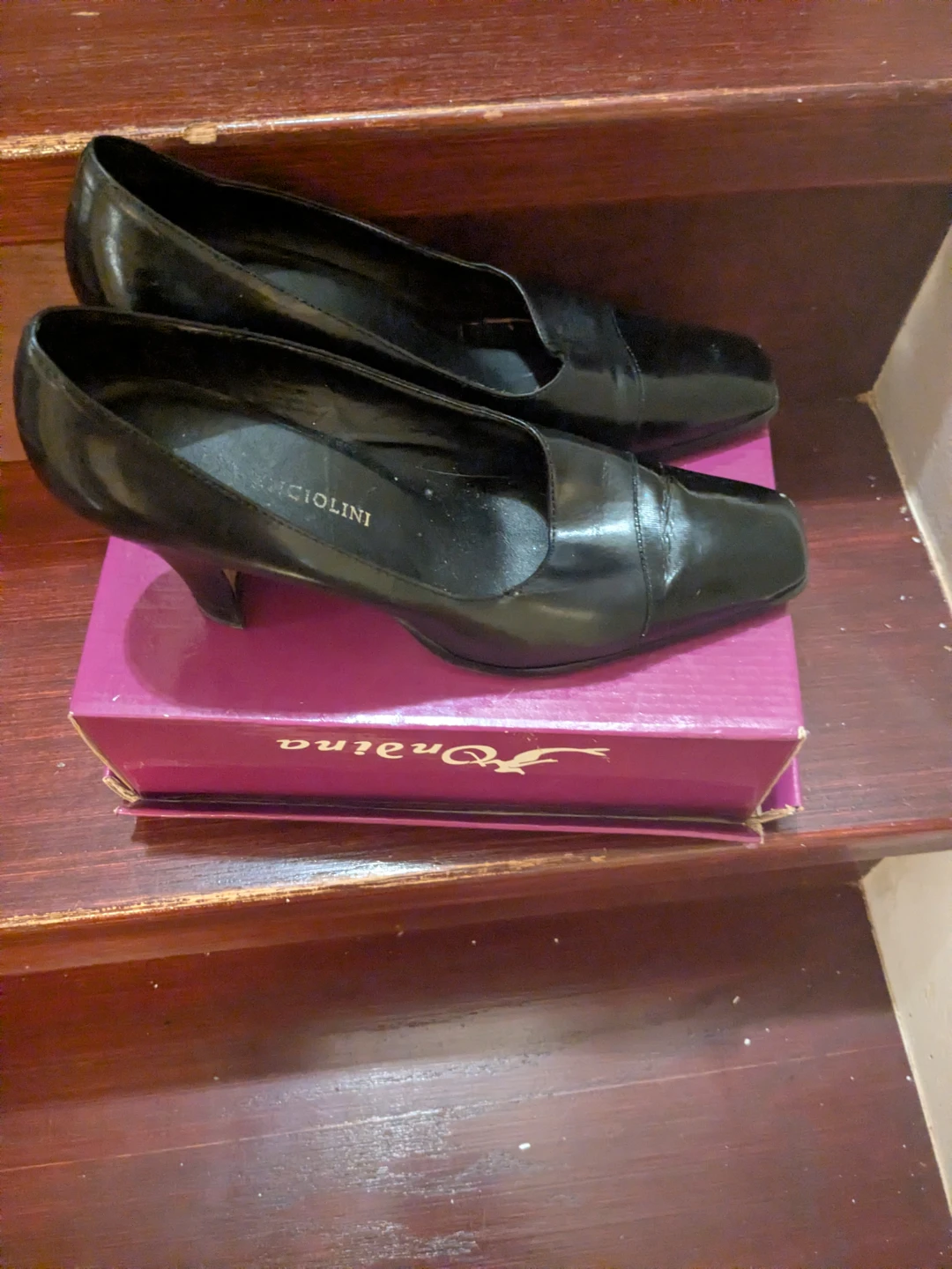 Women's Black Patent Heels