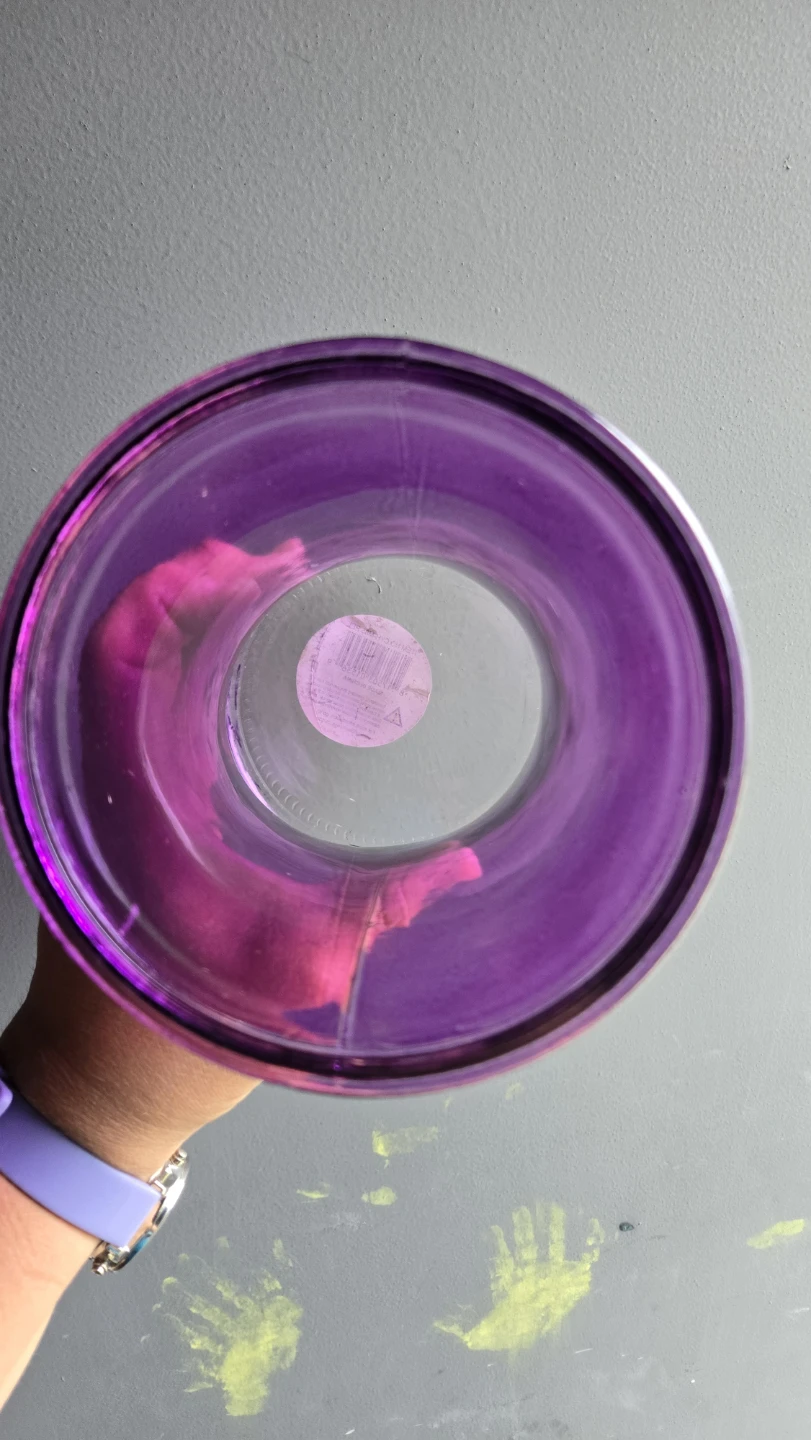 Purple Glass flower Vase - photo 2