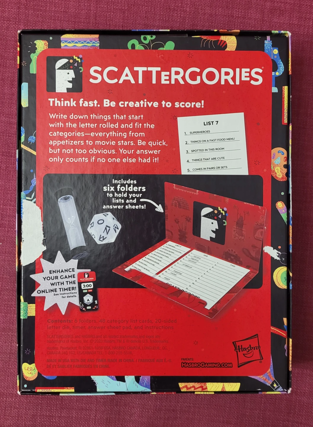 Scattergories The Classic Quick-Wit Categories Game - photo 4