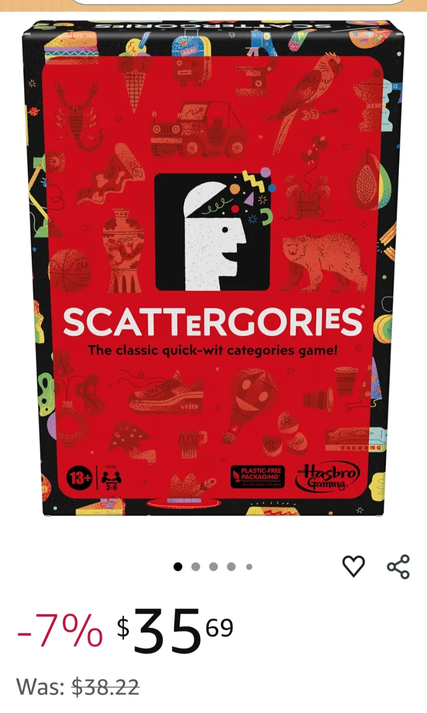 Scattergories The Classic Quick-Wit Categories Game - photo 5