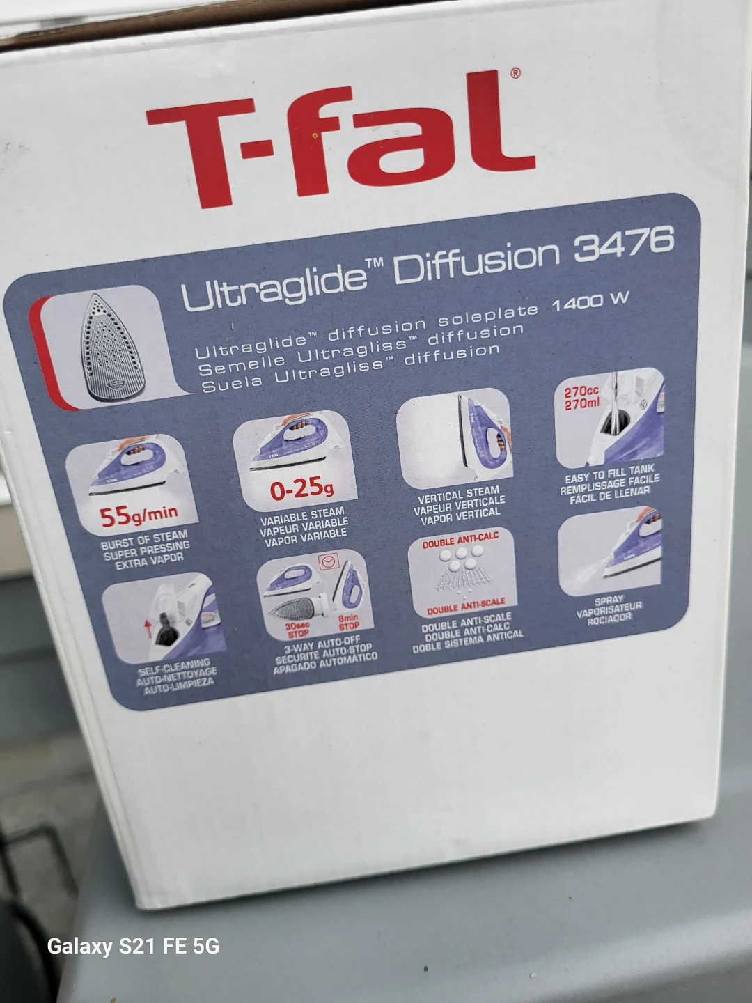 T-fal Ultraglide Diffusion 3476 Iron - photo 2