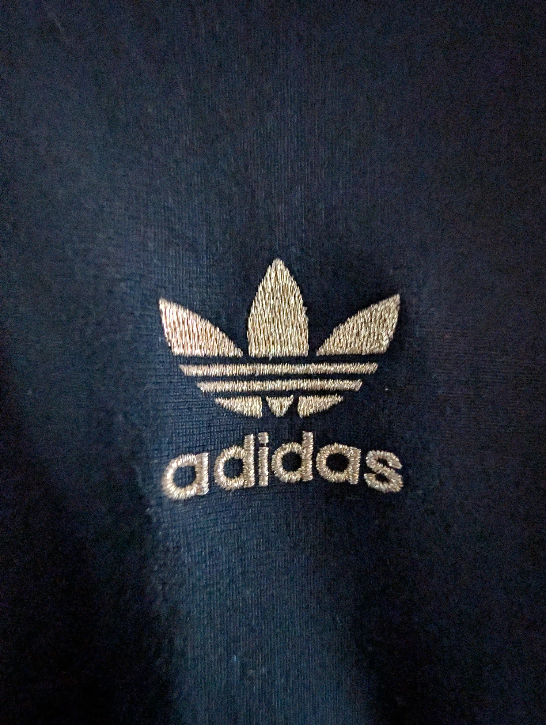 ⚽ Black Adidas Track Jacket size small - photo 2