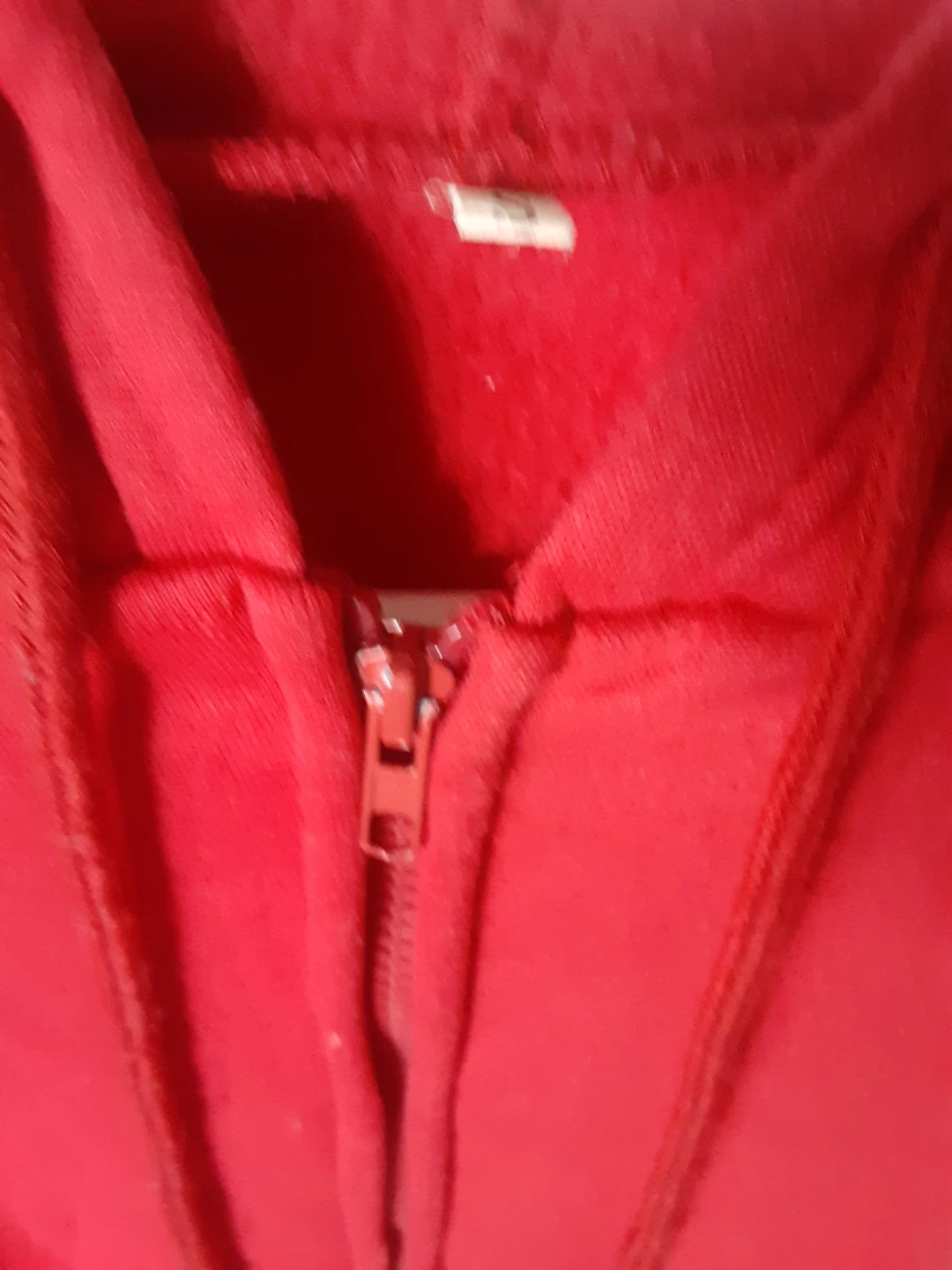 Red Zip-Up Hoodie