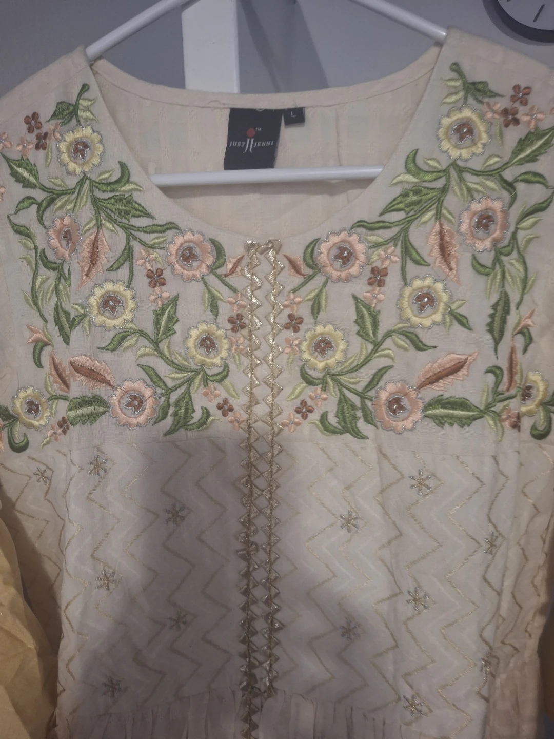 Just Henna Embroidered Dress - Size L - photo 3