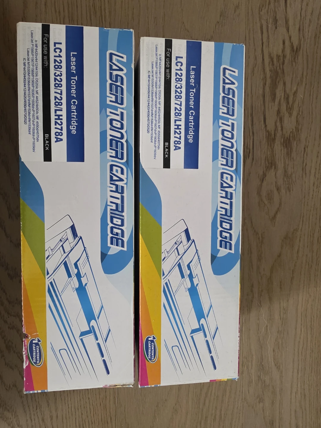 Laser Toner Cartridge LC128/328/728/LH278A - Black (2 Pack)