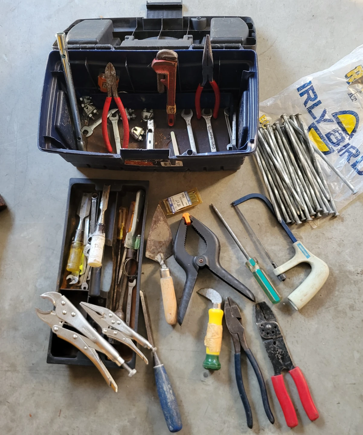 Mastercraft Toolbox with Assorted Tools