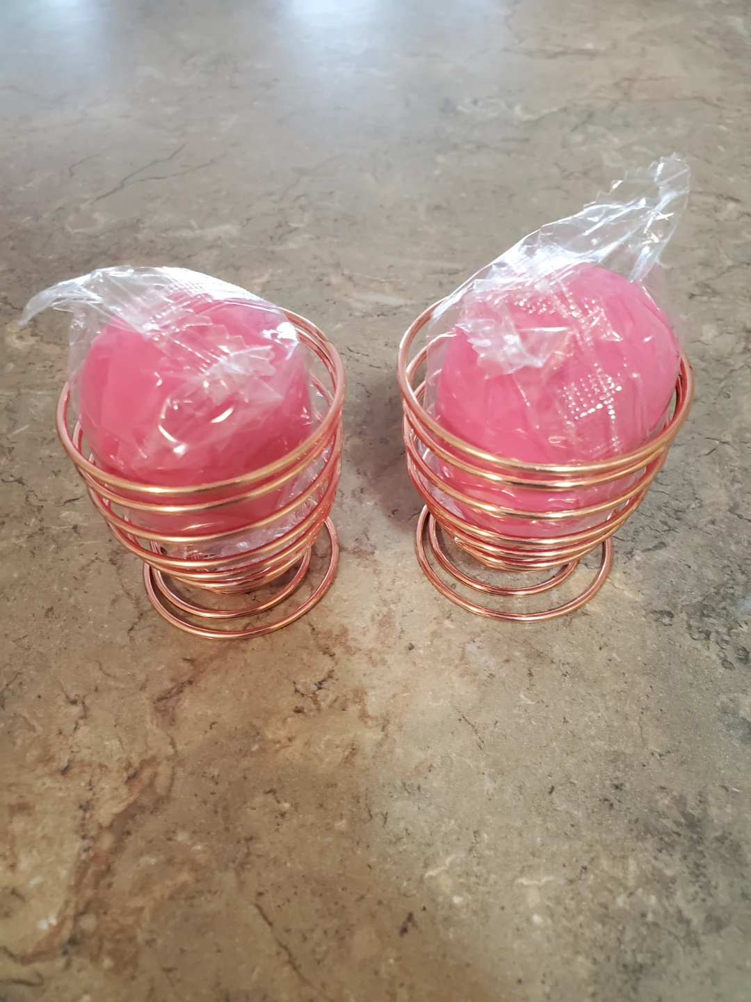 Set of 2 Makeup Sponges with Rose Gold Holders ⚽ - photo 2