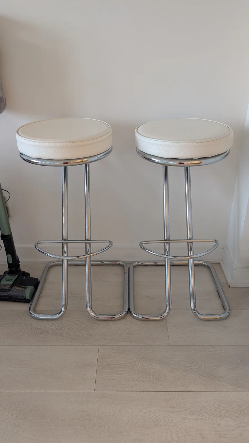 Vintage MCM bar stools (2)