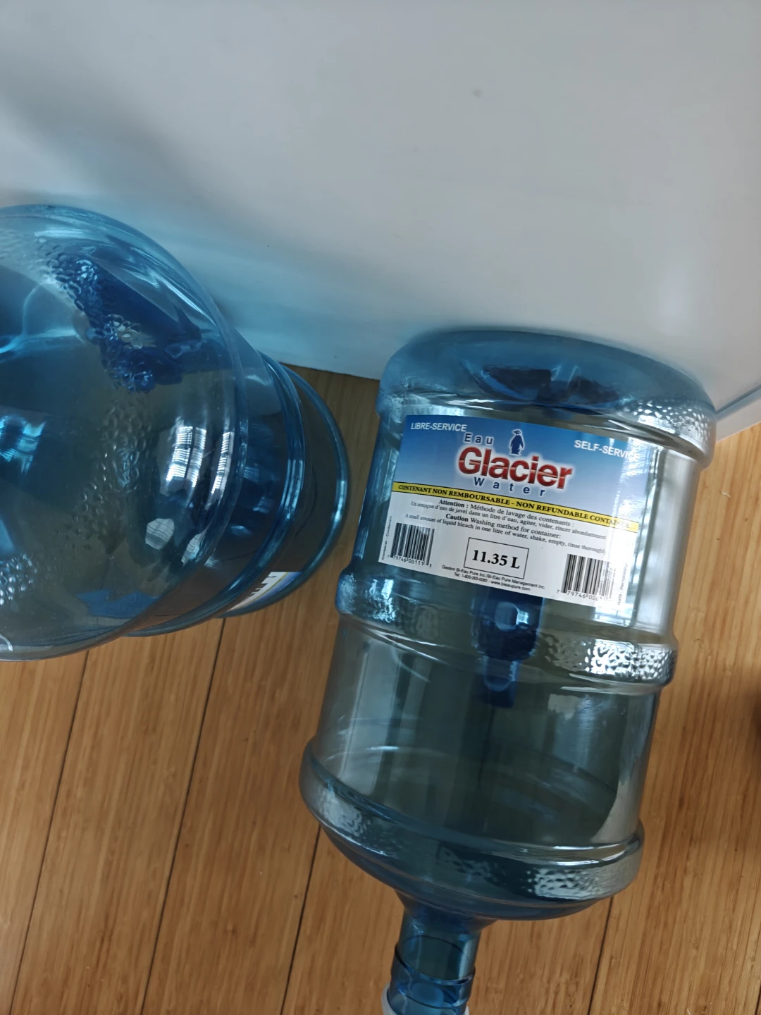Glacier Water Jugs (2) - 11.35L each