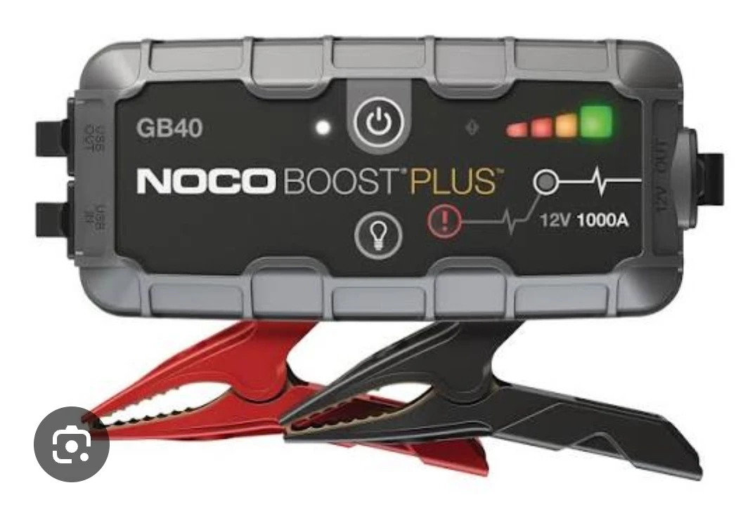 NOCO GB40 Boost Plus Booster Pack/Jump Starter, 1000-Amp, 12V