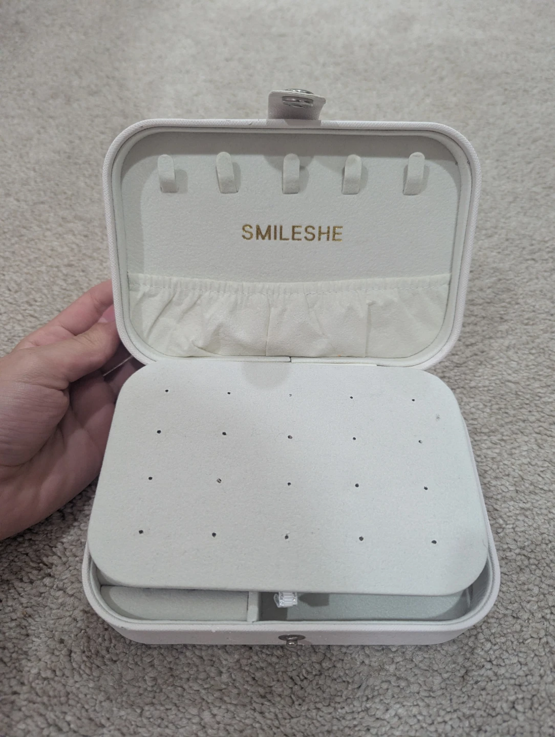 White Jewellery Box Organizer