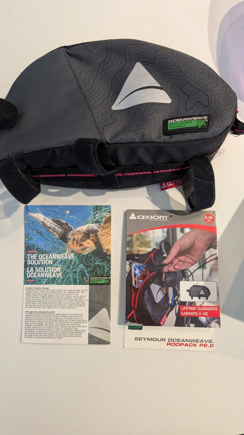 Bike pouch bag - Axiom Seymour Oceanwave Podpack P2.0 bicycle - photo 2
