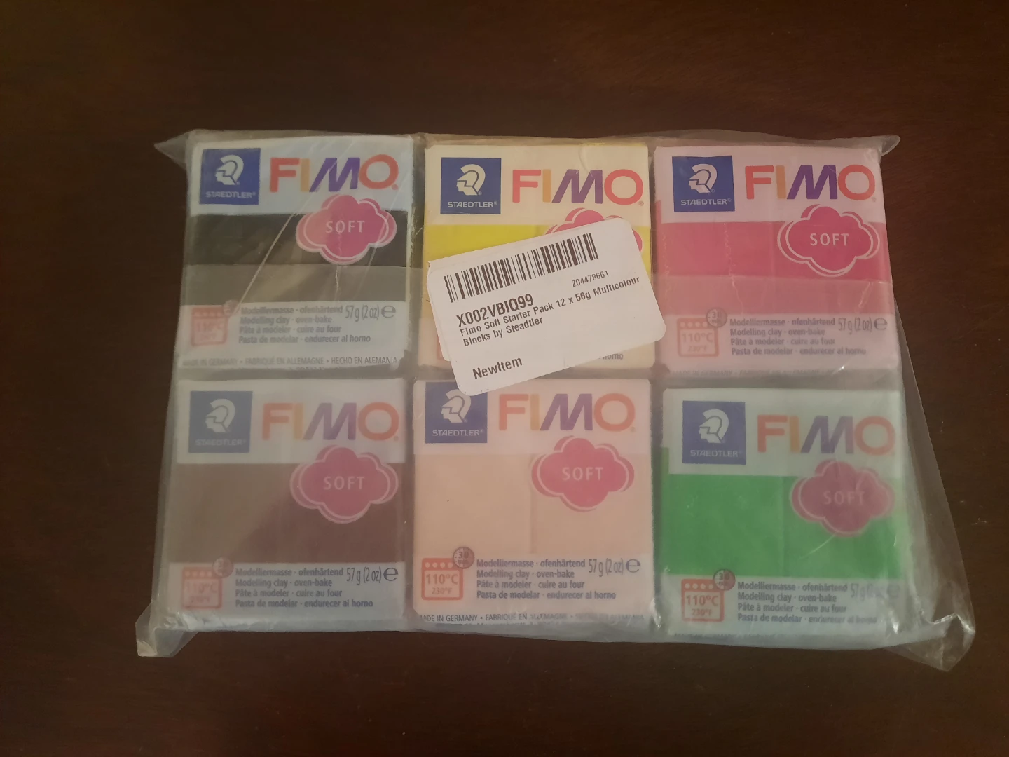 FIMO Soft Modelling Clay 12 Pack Multicolour