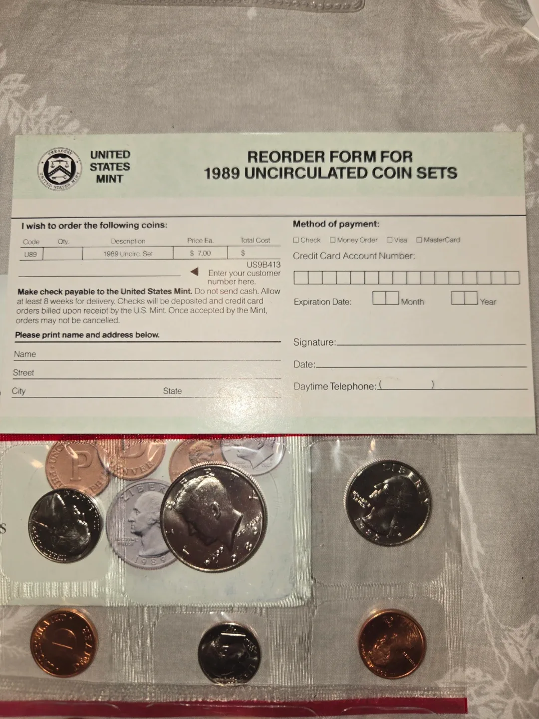 Unc mint sets 7 pcs - photo 3