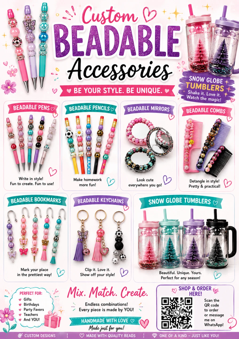 Custom Beadable Accessories Collection