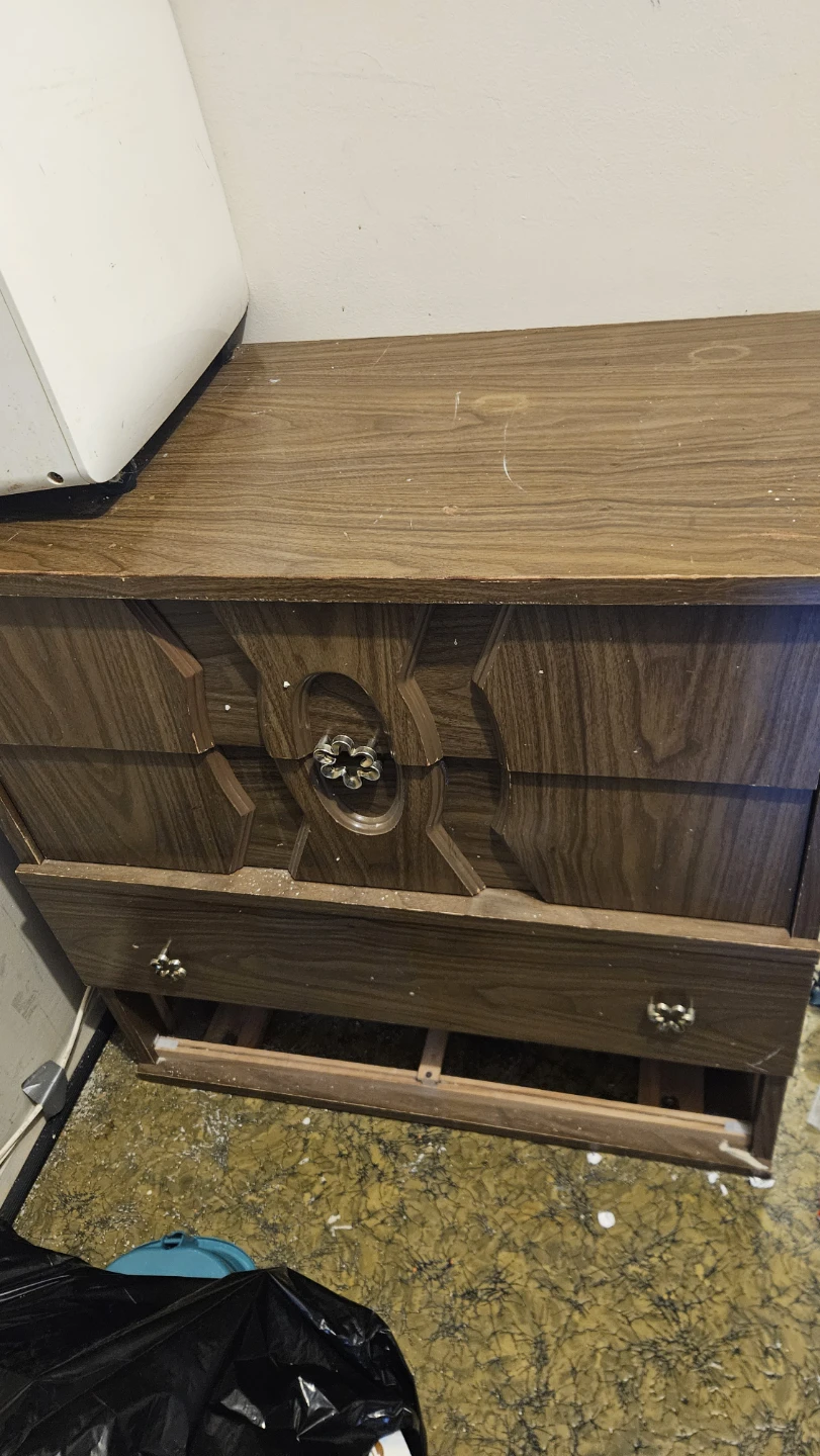 Brown Wooden Dresser