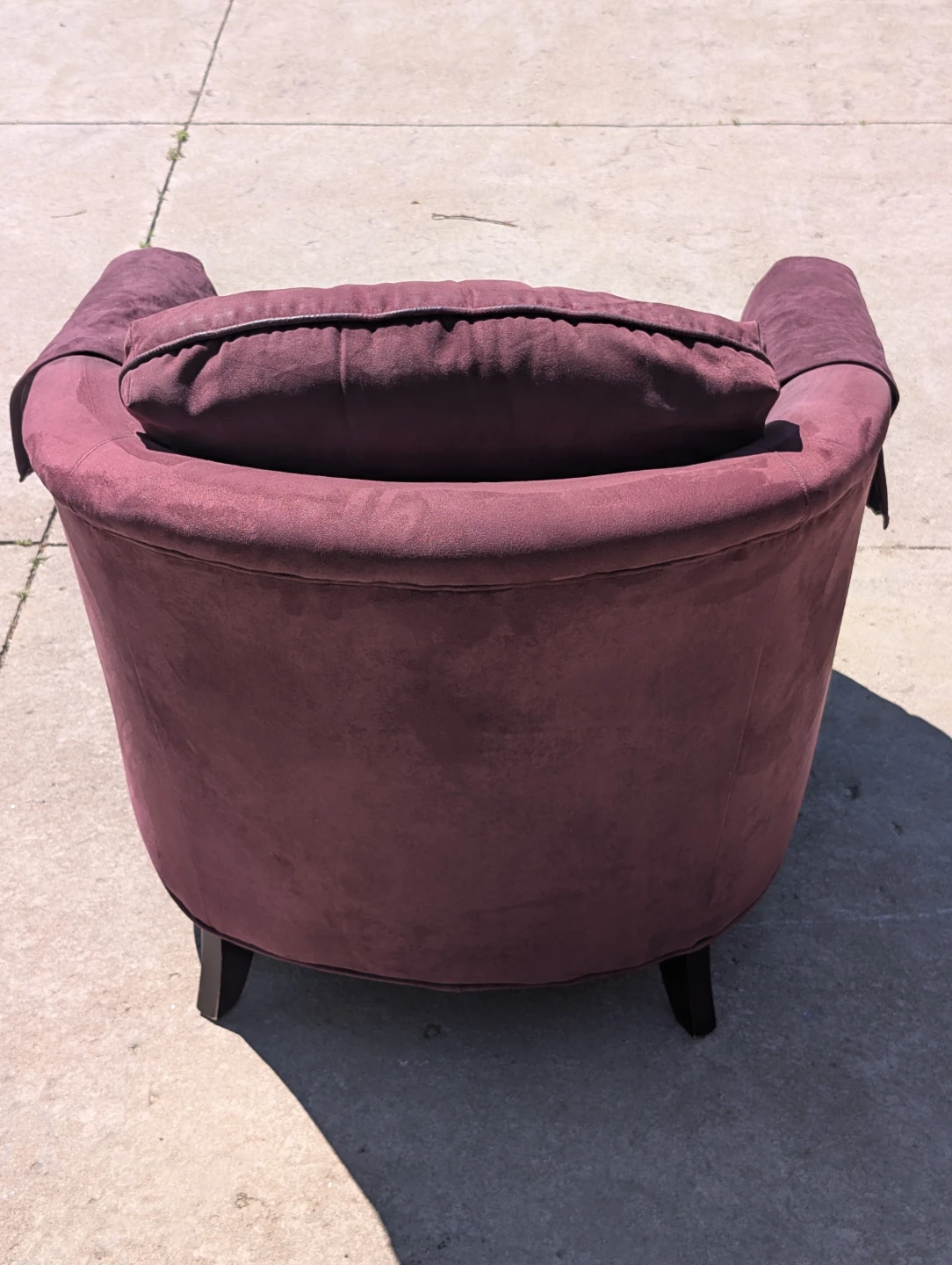 Barrymore Armchair - Burgundy - photo 3