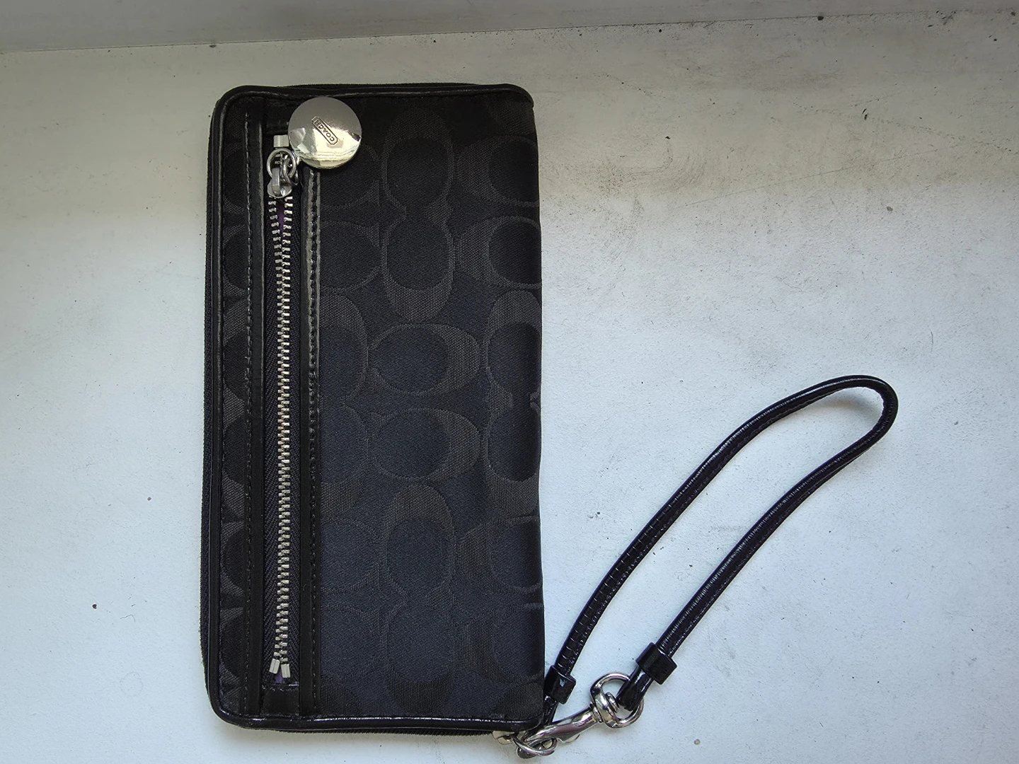 Coach Signature Wristlet Wallet