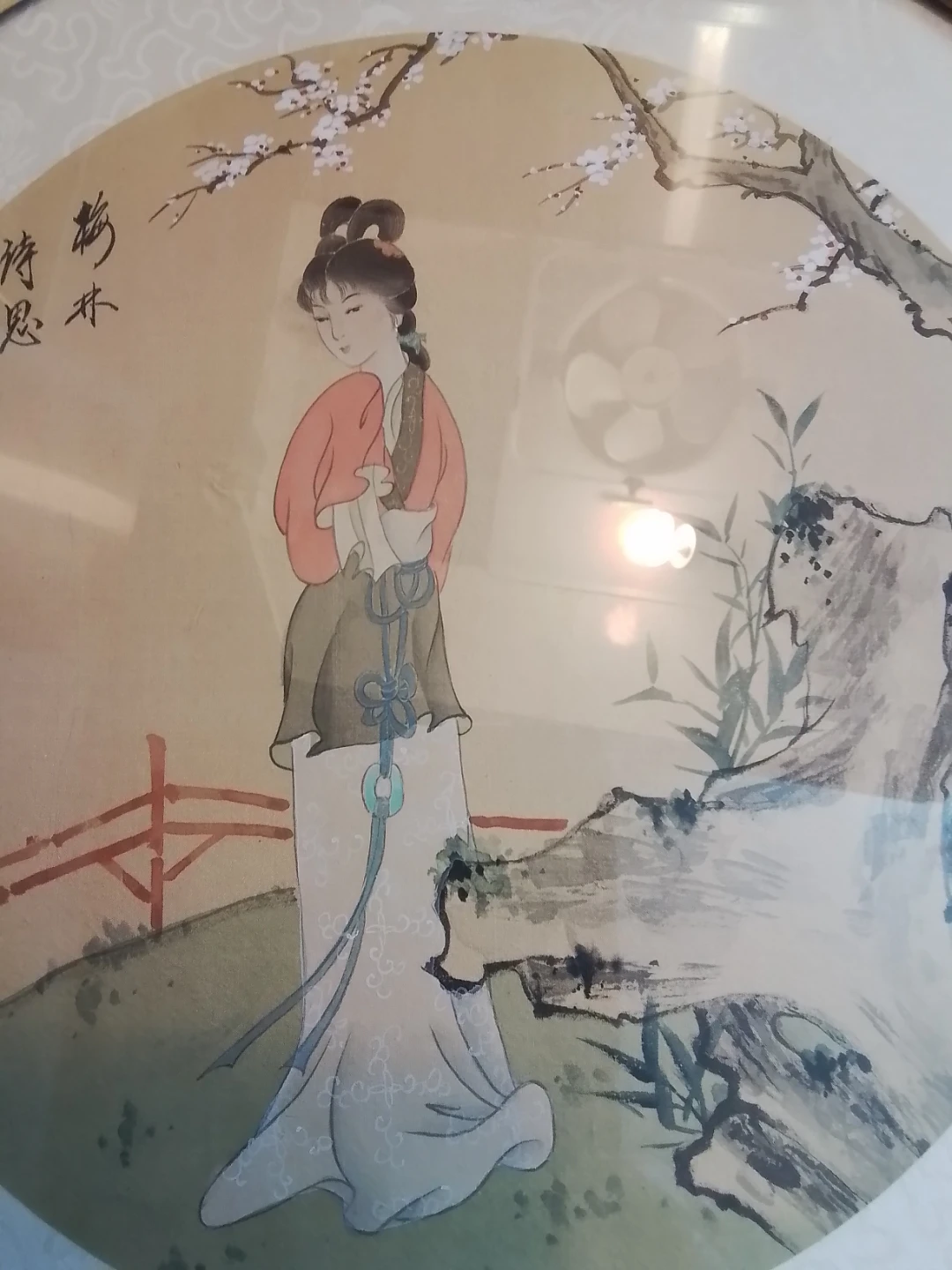 Pair of Framed Meijin Artworks on Silk - photo 5