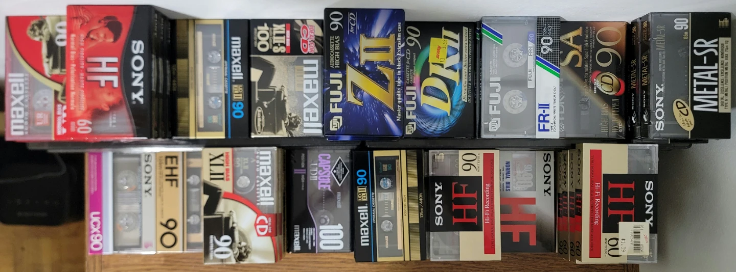 Sealed blank cassette bundle