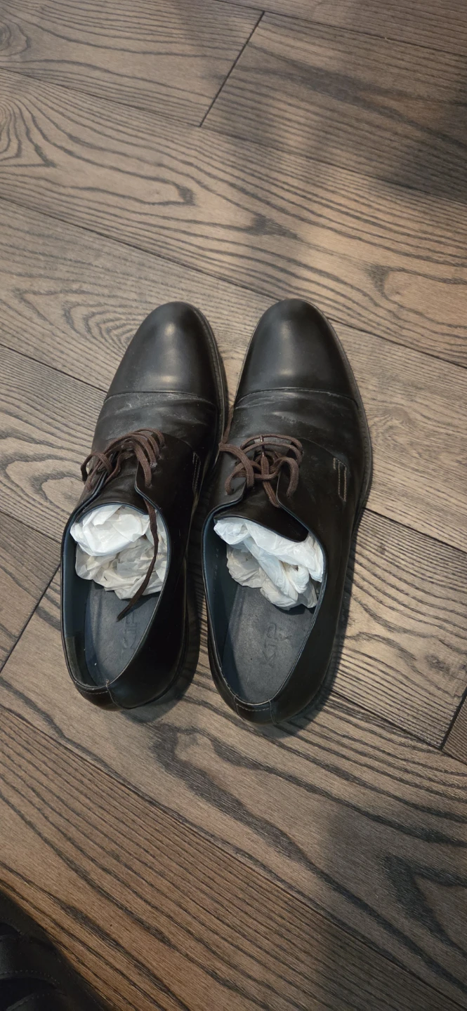Men's Black Dress Shoes - Size 44