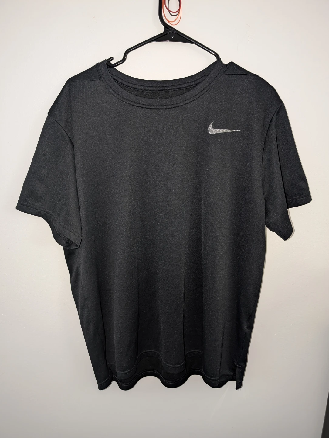 Nike Black Dri-FIT T-Shirt Running T Shirt ptp 23"