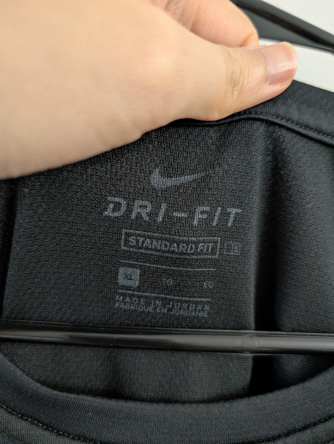 Nike Black Dri-FIT T-Shirt Running T Shirt ptp 23" - photo 2