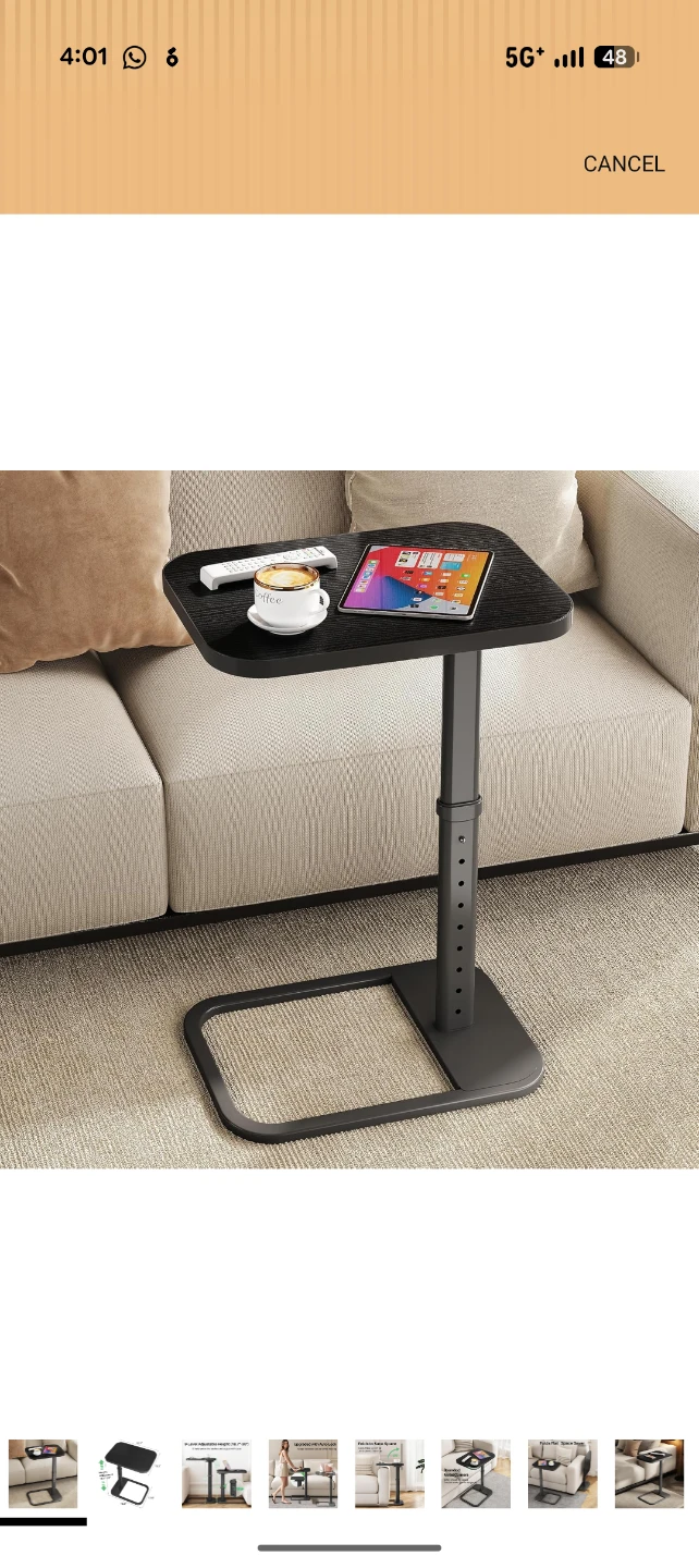 Adjustable Height Side Table - photo 5