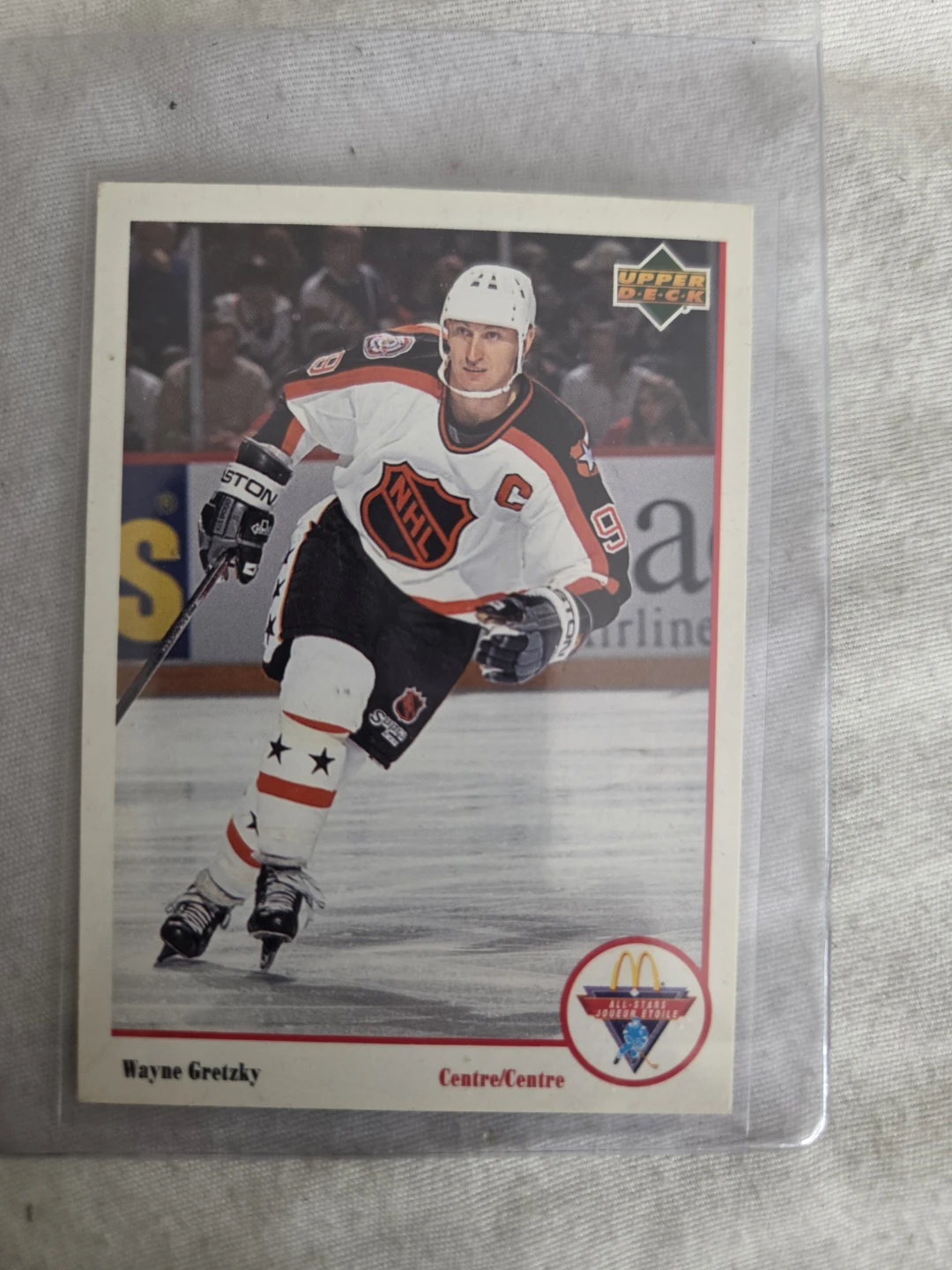Wayne Gretzky 1991 Upper Deck Hockey Card