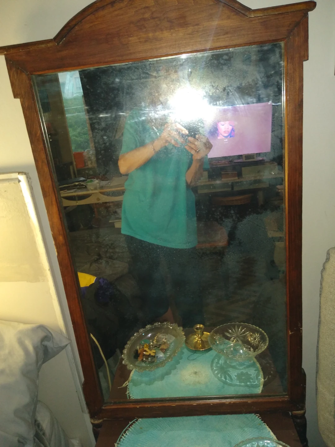 Victorian antique mirror