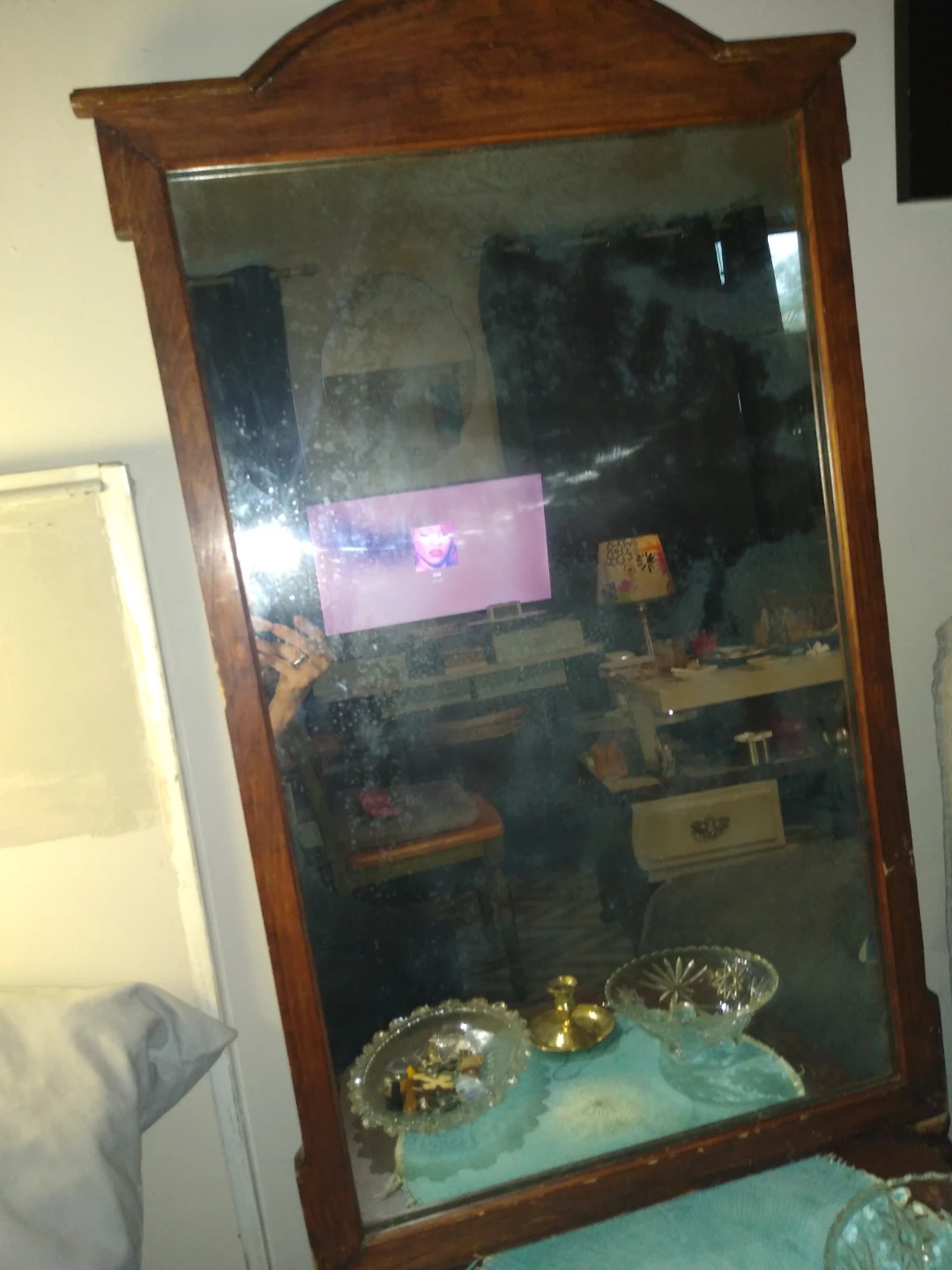 Victorian antique mirror - photo 2