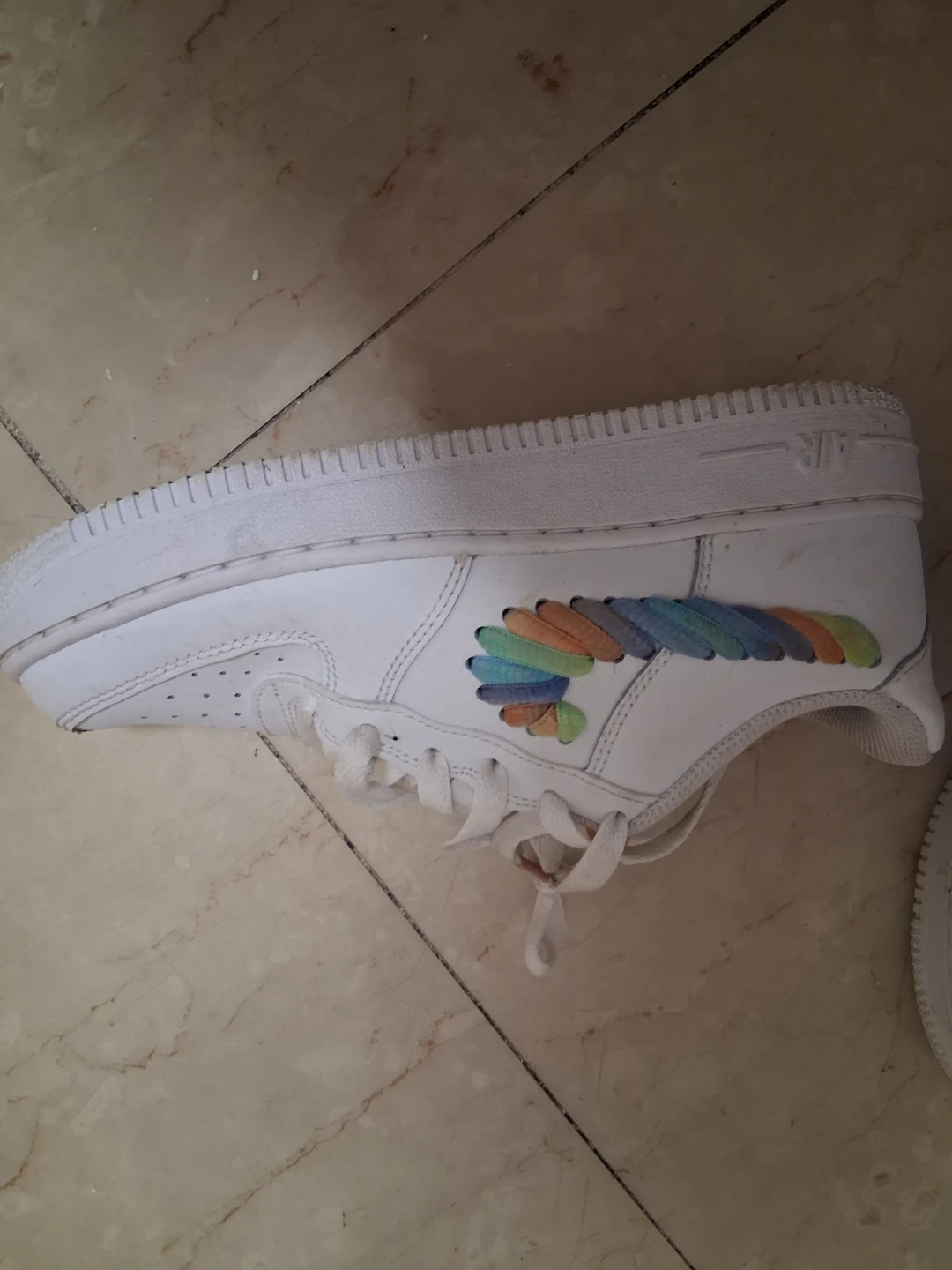 Nike Air Force 1 White Sneakers - photo 3