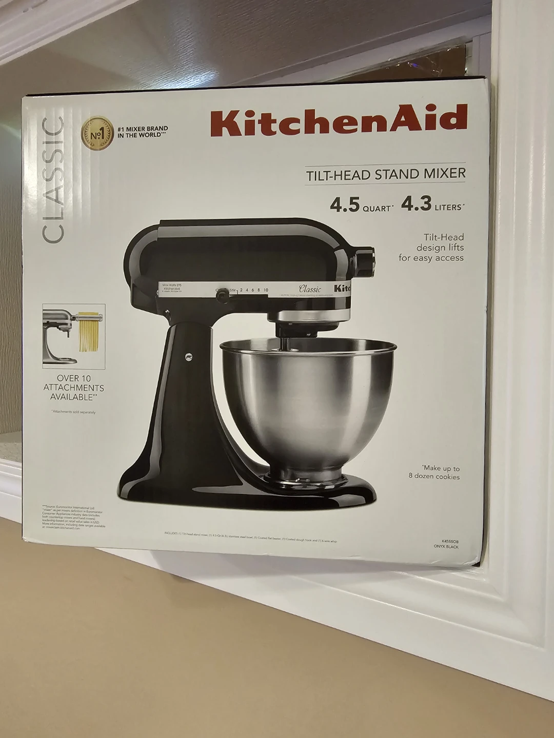 KitchenAid Classic Tilt-Head Stand Mixer - Onyx Black
